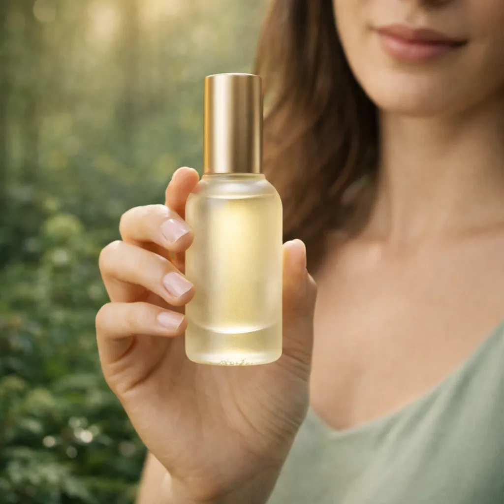 스킨케어 세럼 제품 마케팅 이미지