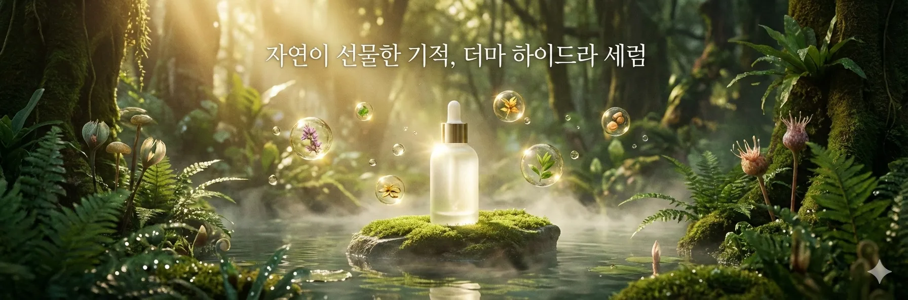 더마 하이드라 세럼 제품 상세 이미지 - 콘텐츠 생성 AI 예시